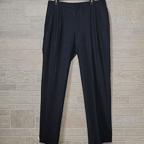 $3700 Ermenegildo Zegna Dormeuil Traveller Superfine Australian Wool 46L 34"×32" - Picture 8 of 14